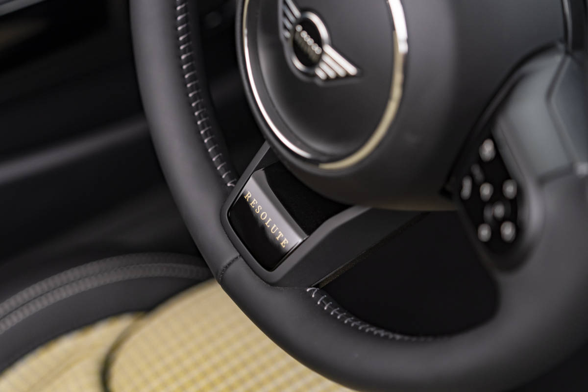 MINI Edition capsule resolute interieur volant